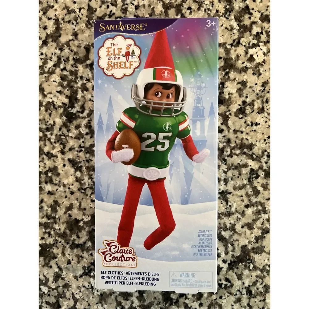 The Elf on the Shelf Claus Couture Touchdown Tidings Set